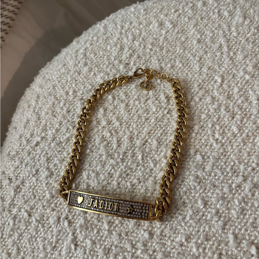 Dior Gold Chunky Chain Necklace